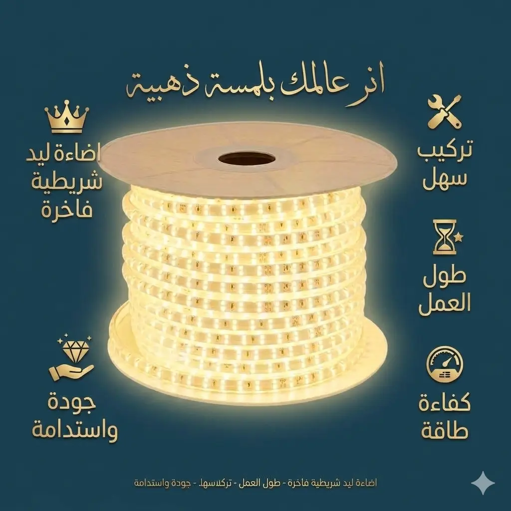 شريط ليد ضمان 5 سنين.webp